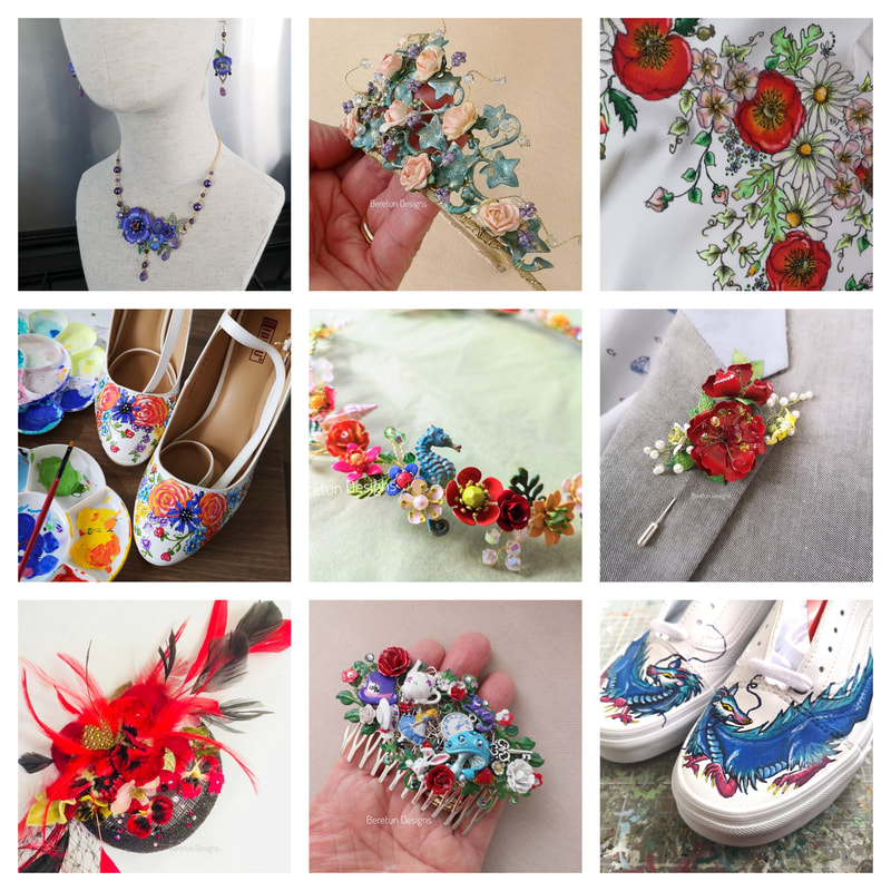 Revamp your shoes with hand-painted designs